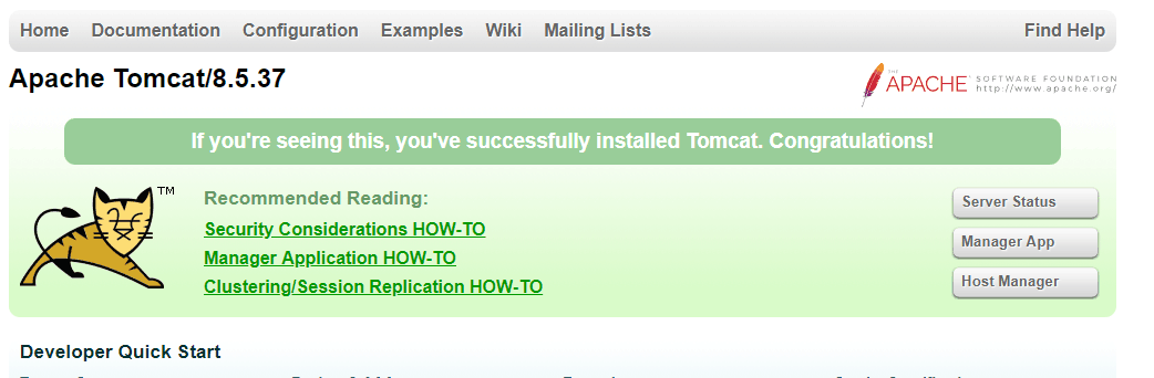 linux系统tomcat的安装到运行